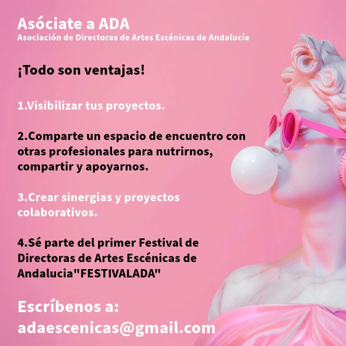 Asóciate a ADA - Asociación de Directoras de Escena de Andalucía